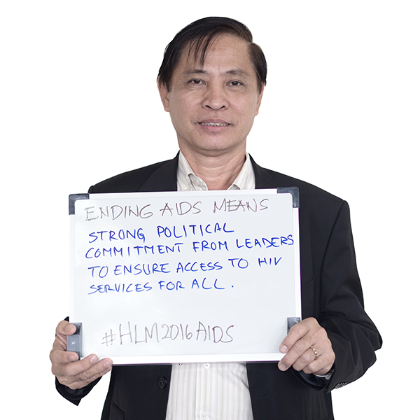 Ly Penh Sun, Director, National Center for HIV/AIDS Dermatology and STDs, Cambodia. Photo credit: UNAIDS.